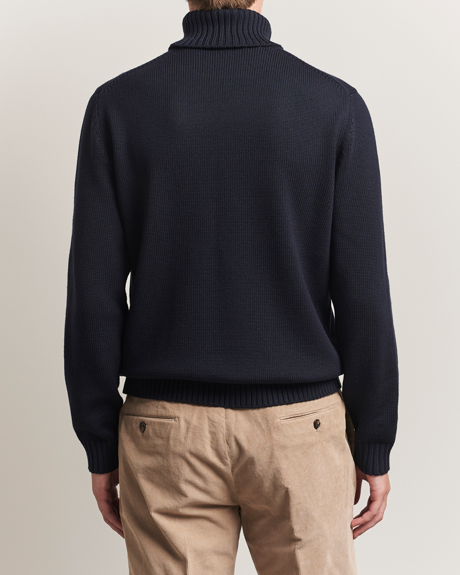 Herre | Gensere | Zanone | Virgin Merino Wool Rollneck Navy