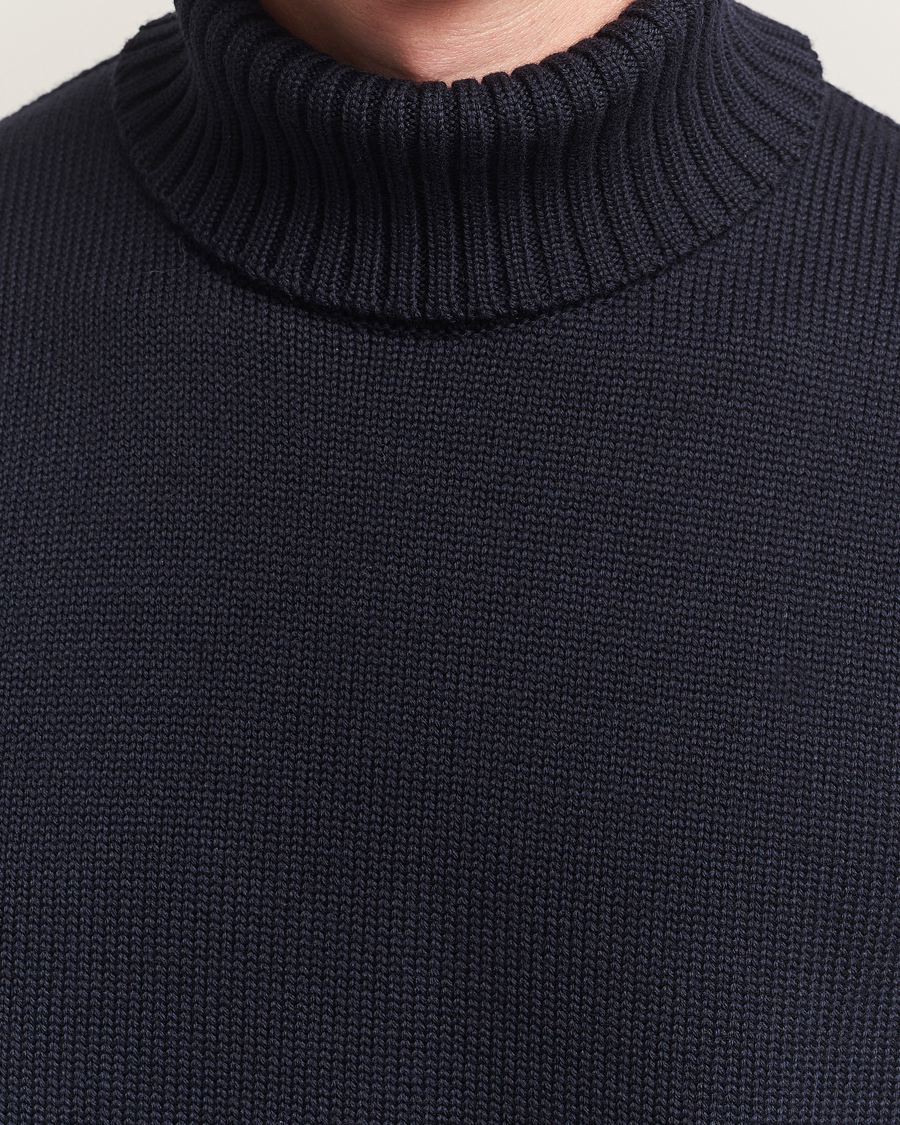 Herre | Gensere | Zanone | Virgin Merino Wool Rollneck Navy