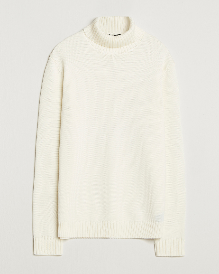 Herre | Gensere | Zanone | Virgin Merino Wool Rollneck Latte