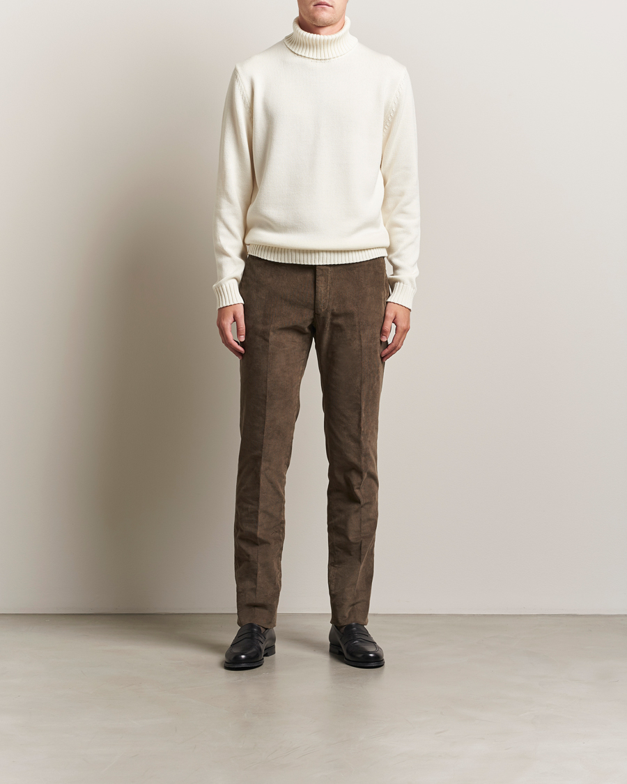 Herre | Gensere | Zanone | Virgin Merino Wool Rollneck Latte