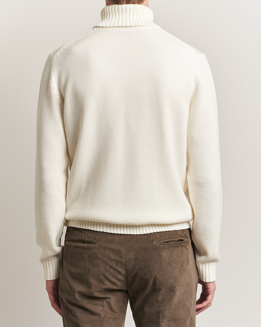 Herre | Gensere | Zanone | Virgin Merino Wool Rollneck Latte