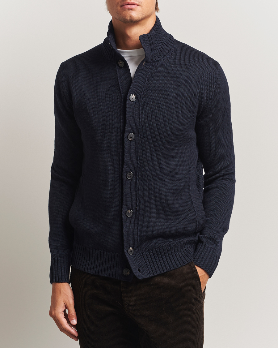 Herre | Gensere | Zanone | Virgin Merino Wool Chioto Navy