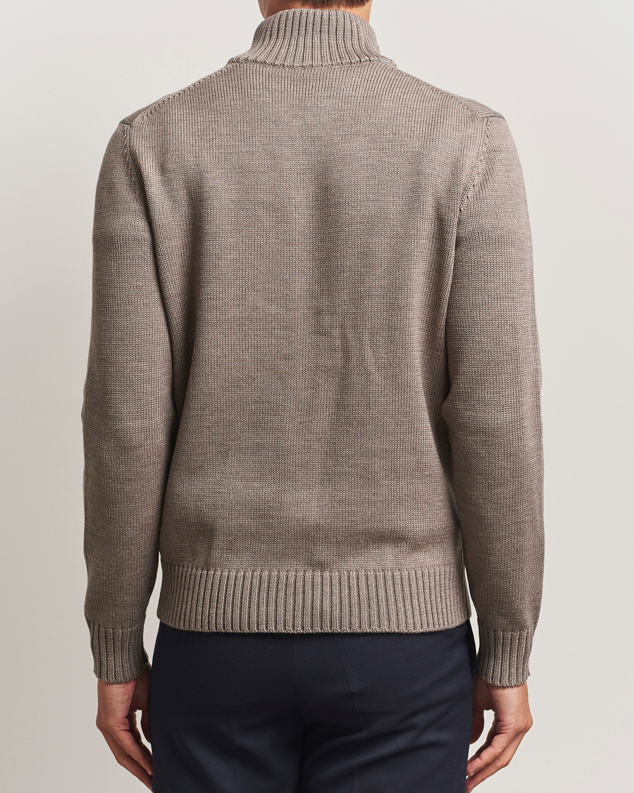 Herre | Gensere | Zanone | Virgin Merino Wool Chioto Taupe