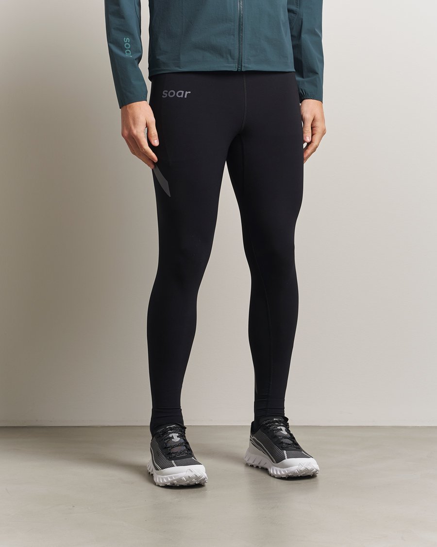 Herre | Bukser | SOAR Running | Session Tight Black