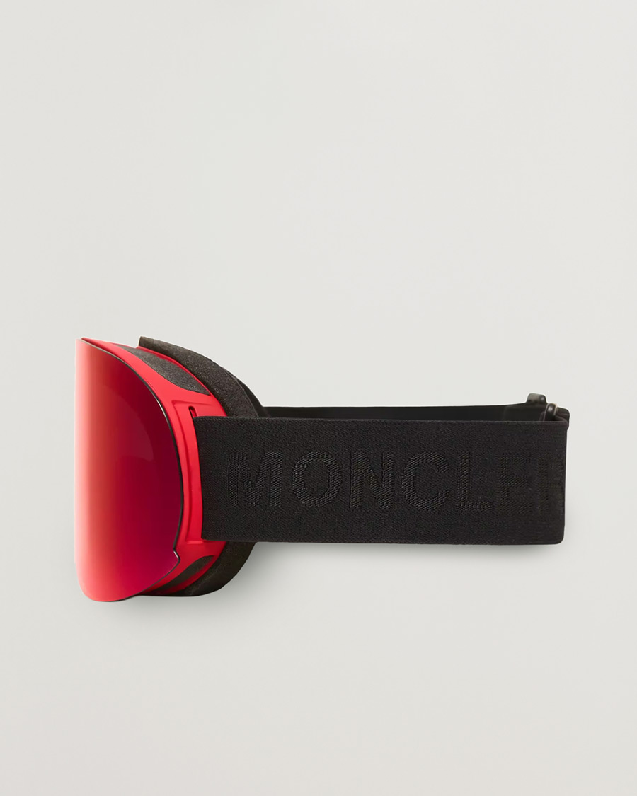 Herre | Solbriller | Moncler Lunettes | Snowflare Ski Goggles Black/Red