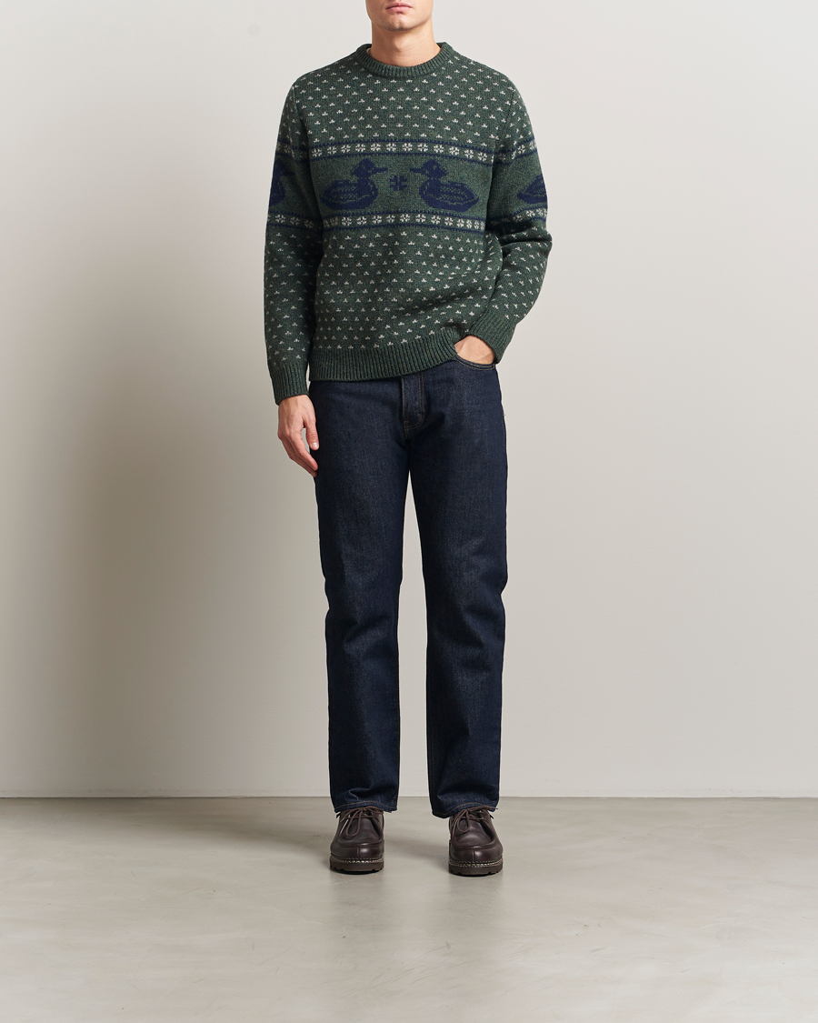 Herre | Gensere | Pendleton | Wool Duck Sweater Green