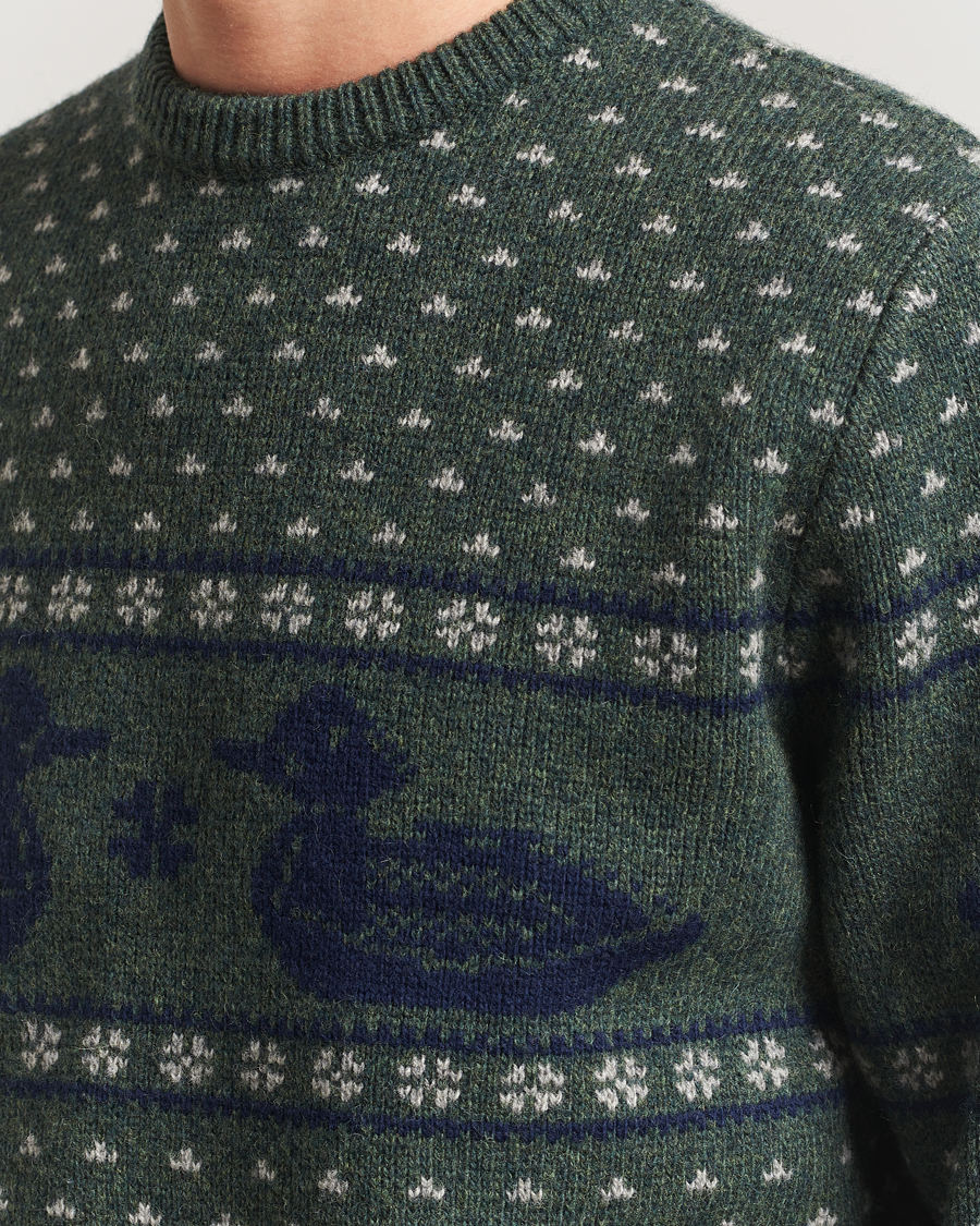Herre | Gensere | Pendleton | Wool Duck Sweater Green