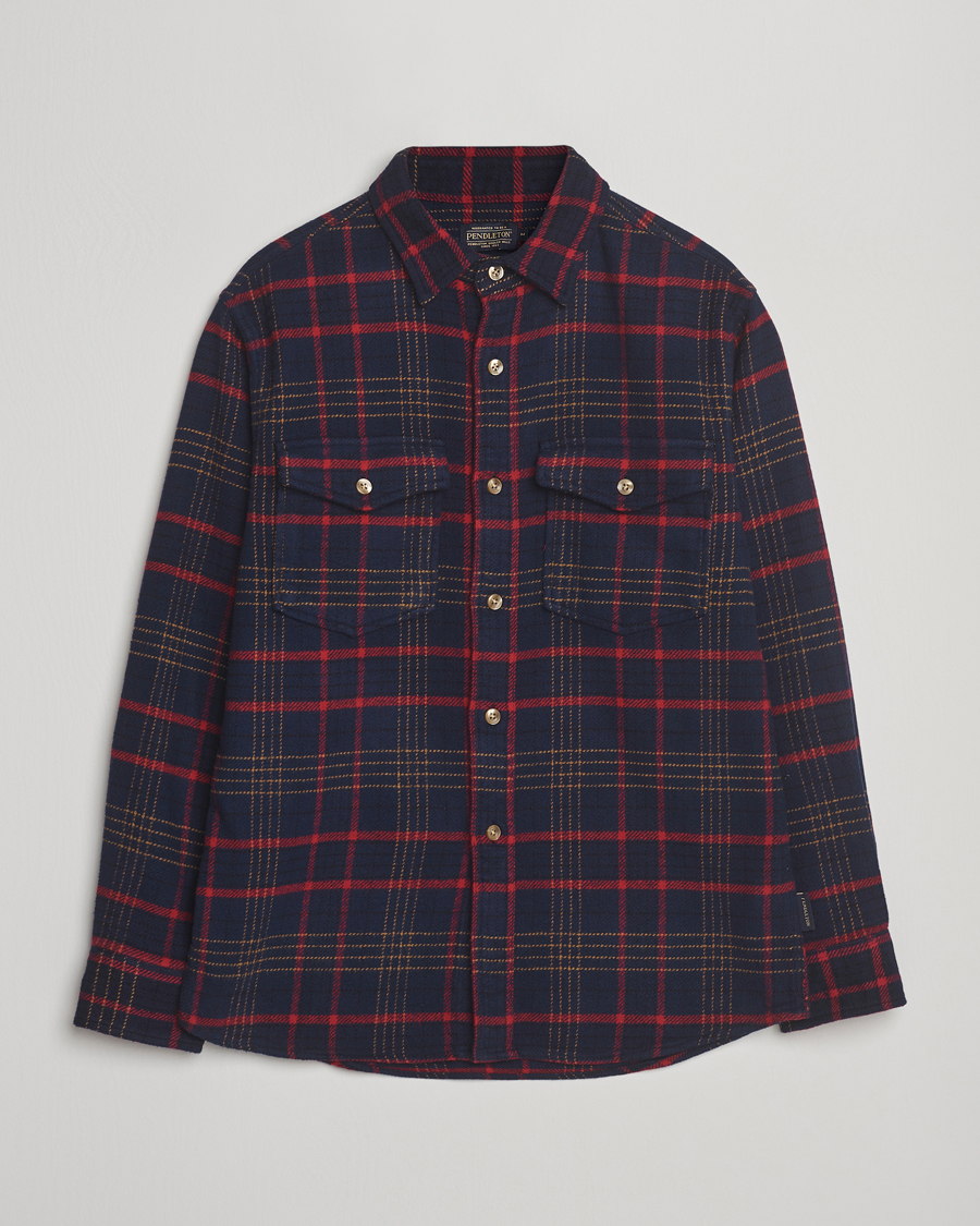 Herre | Skjorter | Pendleton | Big Pocket Shirt Blue Check