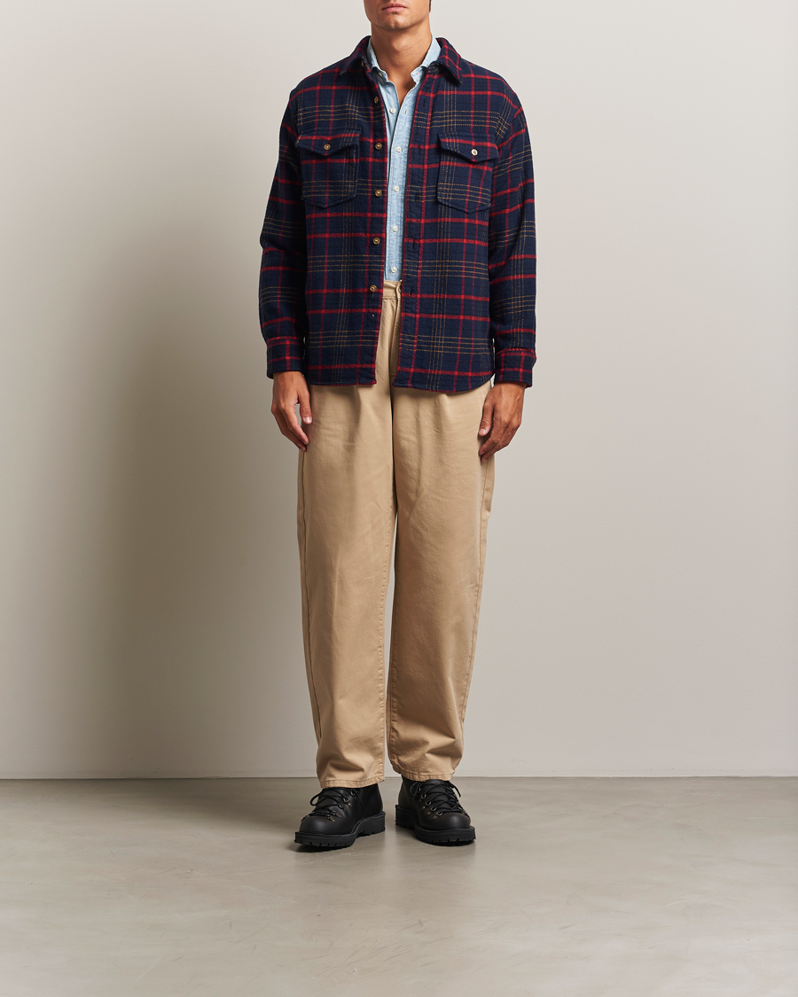 Herre | Skjorter | Pendleton | Big Pocket Shirt Blue Check