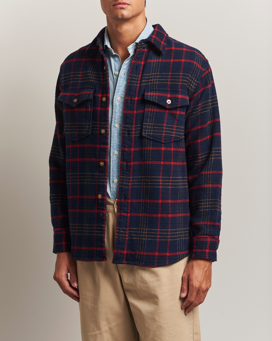 Herre | Skjorter | Pendleton | Big Pocket Shirt Blue Check