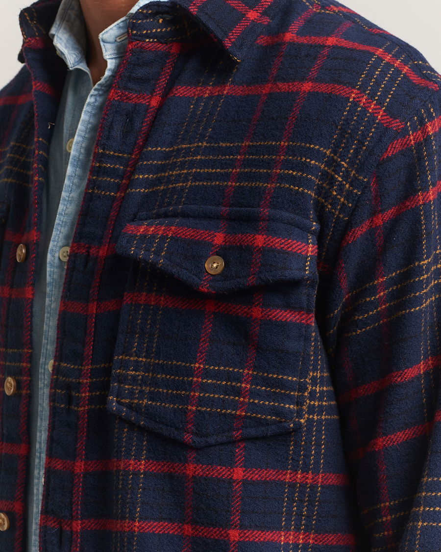 Herre | Skjorter | Pendleton | Big Pocket Shirt Blue Check