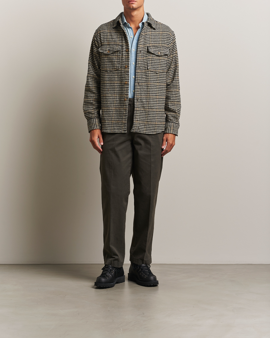 Herre | Skjorter | Pendleton | Big Pocket Shirt White Check