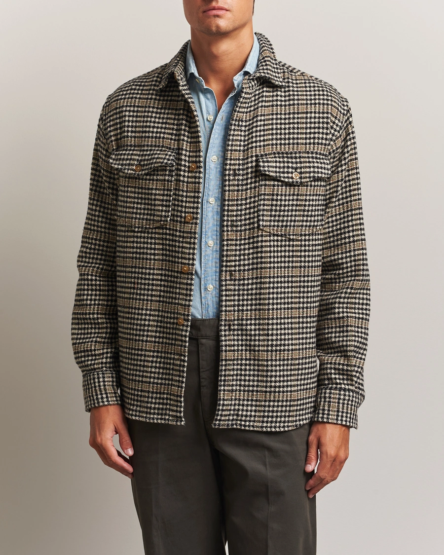 Herre | Skjorter | Pendleton | Big Pocket Shirt White Check