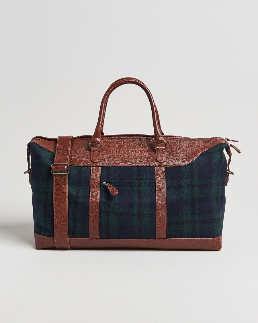 Herre | Vesker | Pendleton | Wool Weekend Bag Blackwatch Tartan