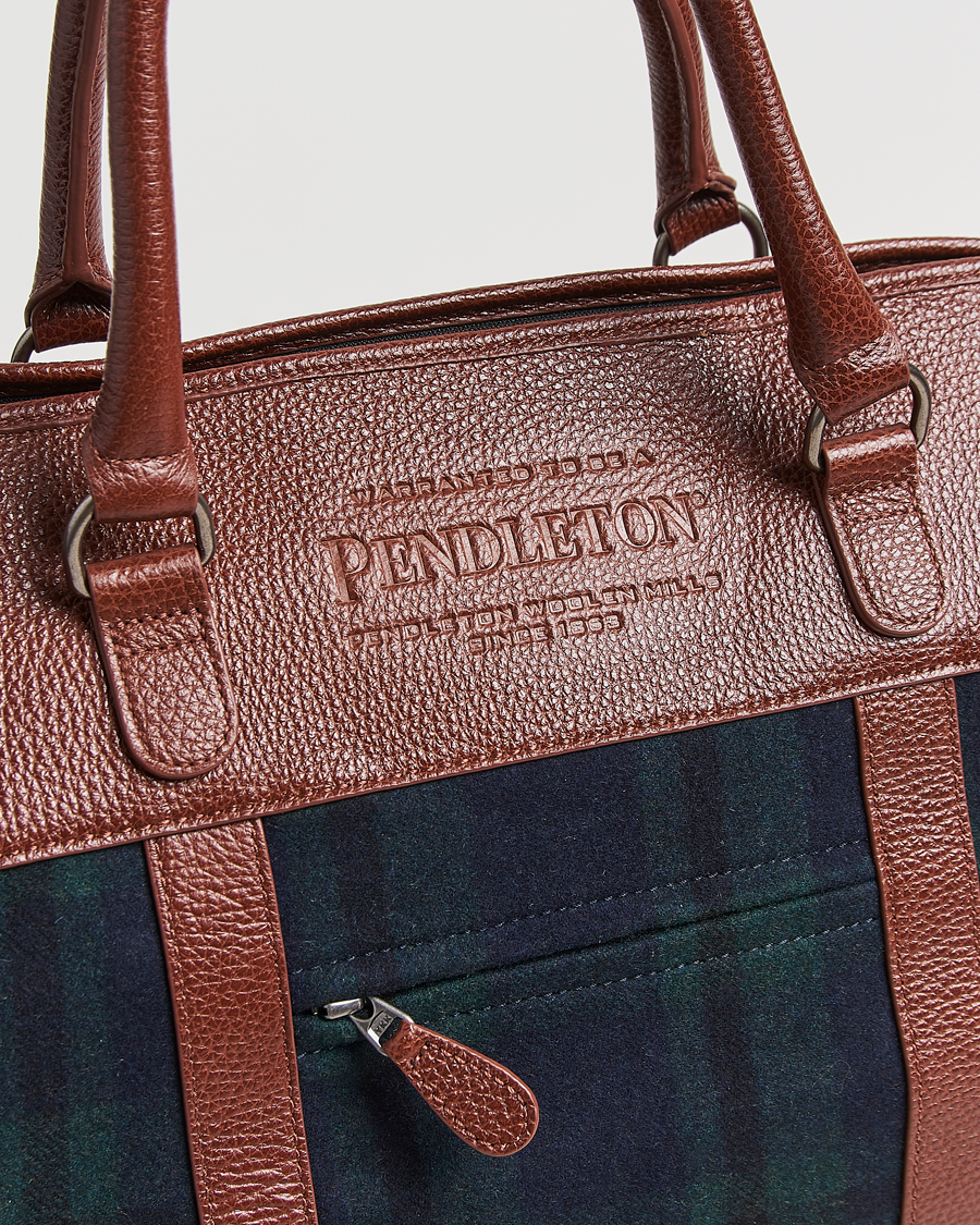 Herre | Vesker | Pendleton | Wool Weekend Bag Blackwatch Tartan