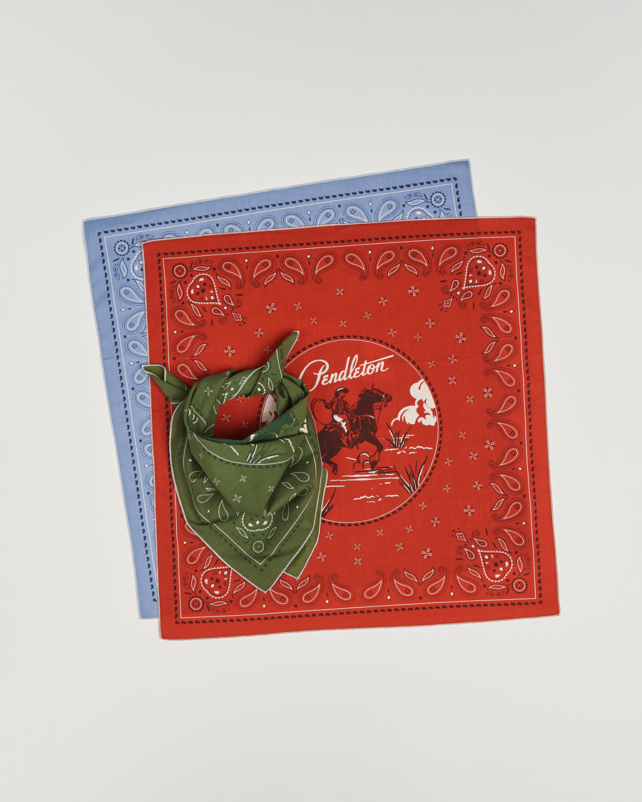 Herre | Lommetørklær | Pendleton | 3-Pack Bandana Cowboy Multi