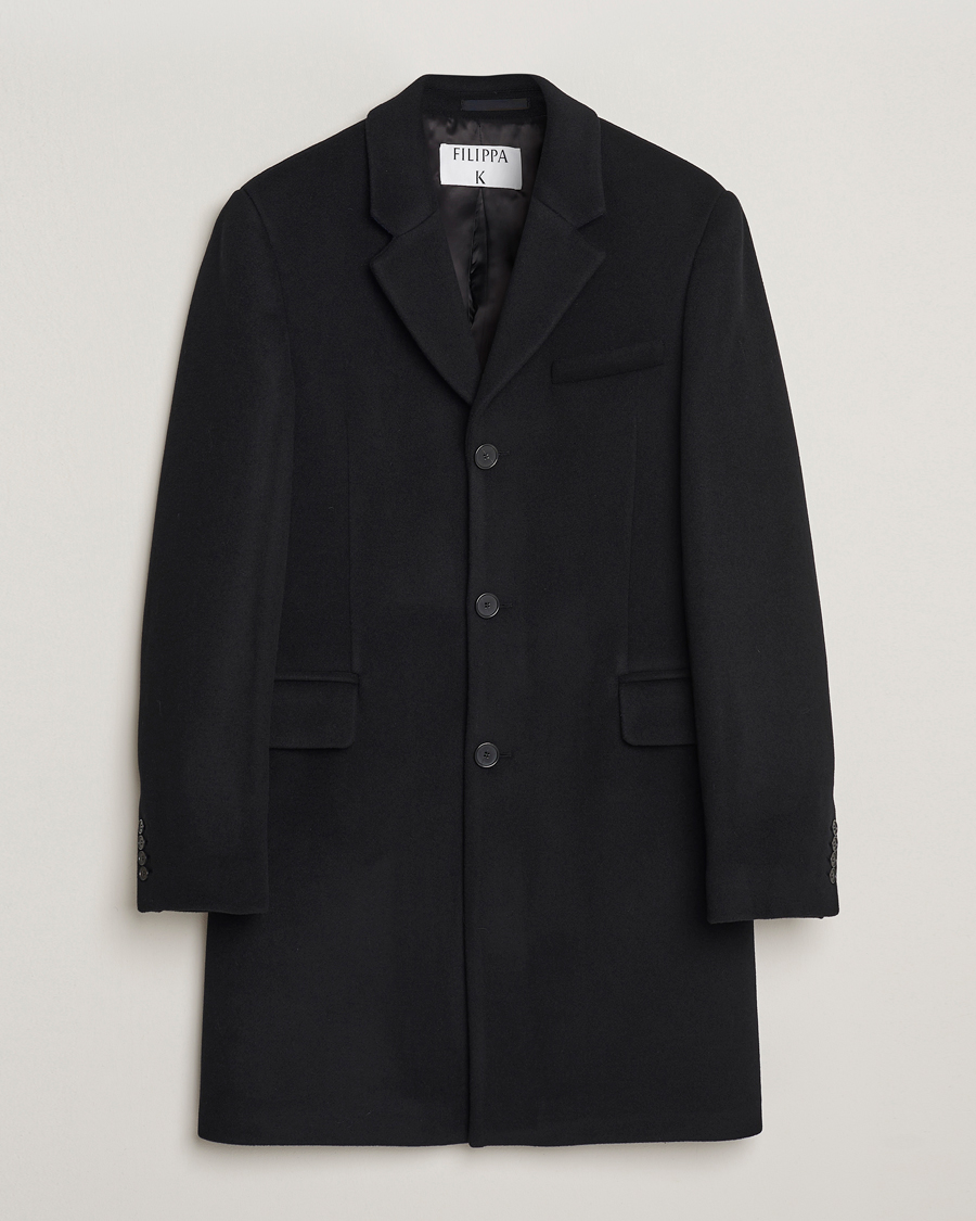 Herre | Jakker | Filippa K | William Wool Coat Black