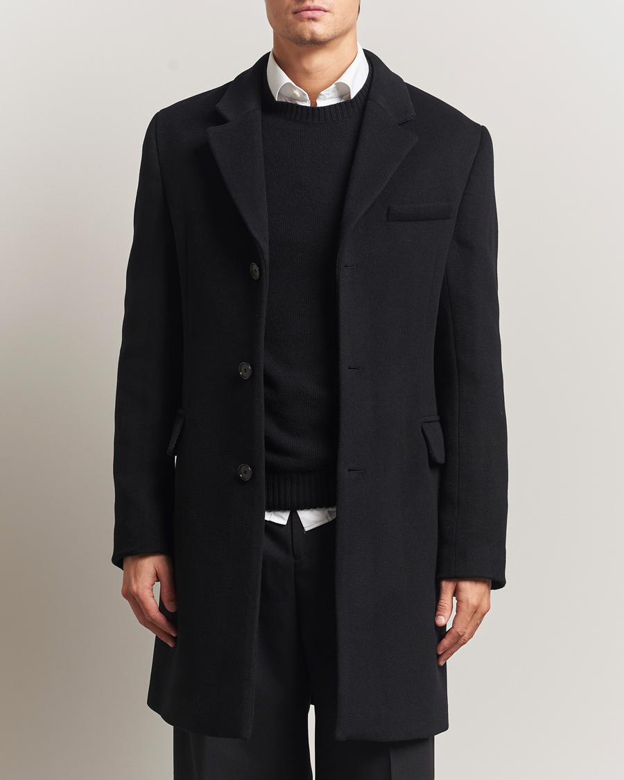 Herre | Jakker | Filippa K | William Wool Coat Black