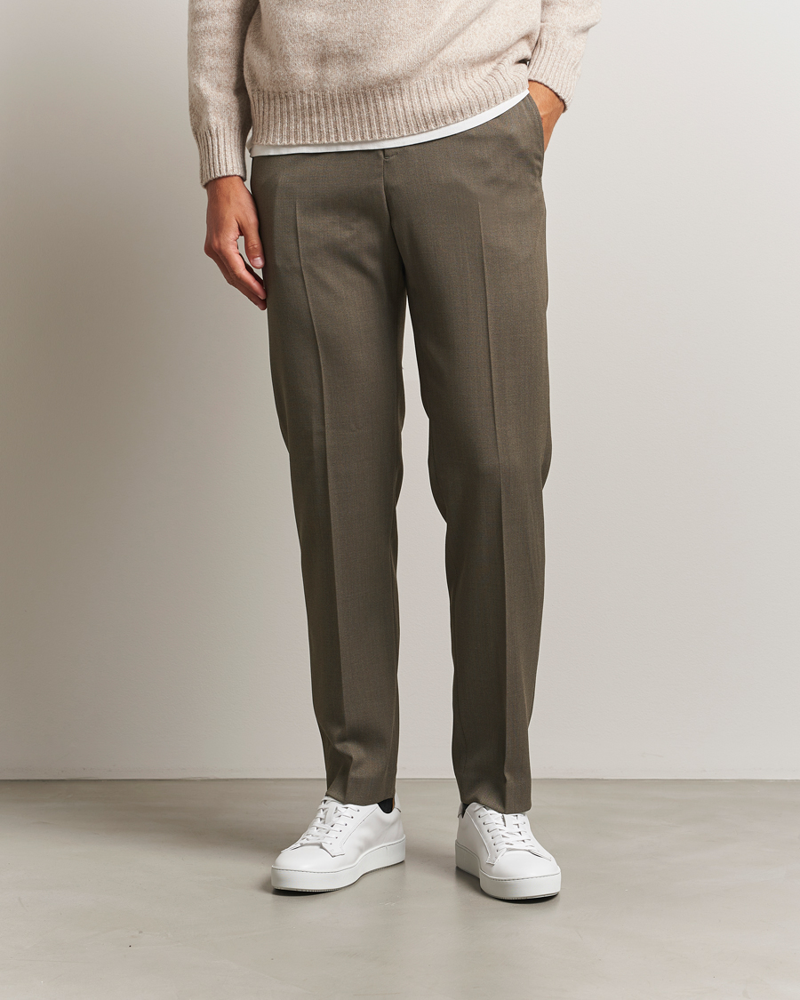 Herre | Bukser | Filippa K | Troy Tailored Drawstring Trousers Driftwood