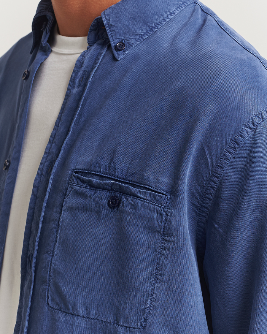 Herre | Skjorter | Filippa K | Zachary Lyocell Shirt Royal Navy