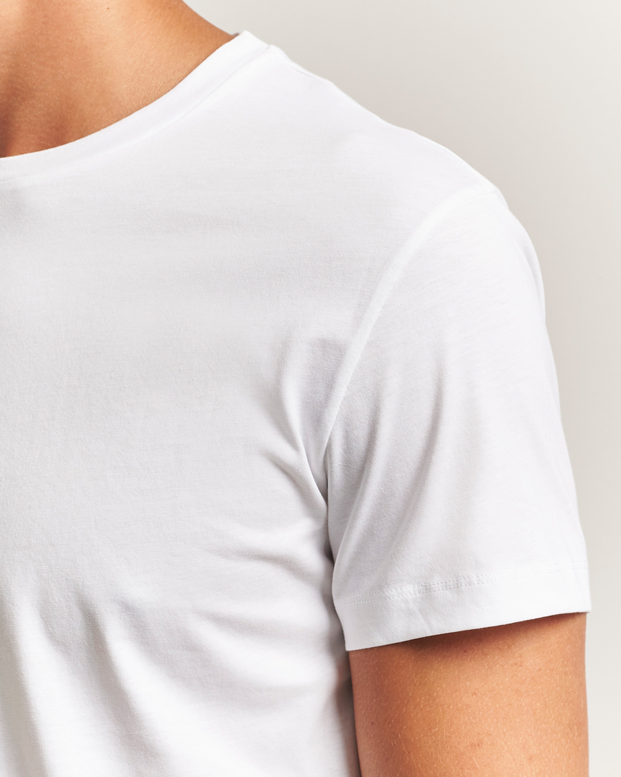 Herre | T-Shirts | Filippa K | Lightweight Cotton Crew Neck T-Shirt White