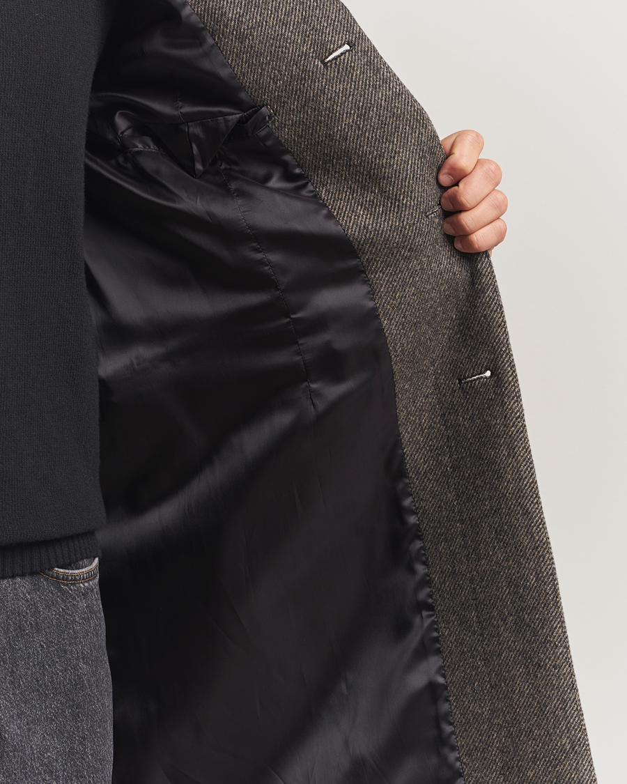 Herre | Jakker | Filippa K | William Wool Textured Coat Driftwood