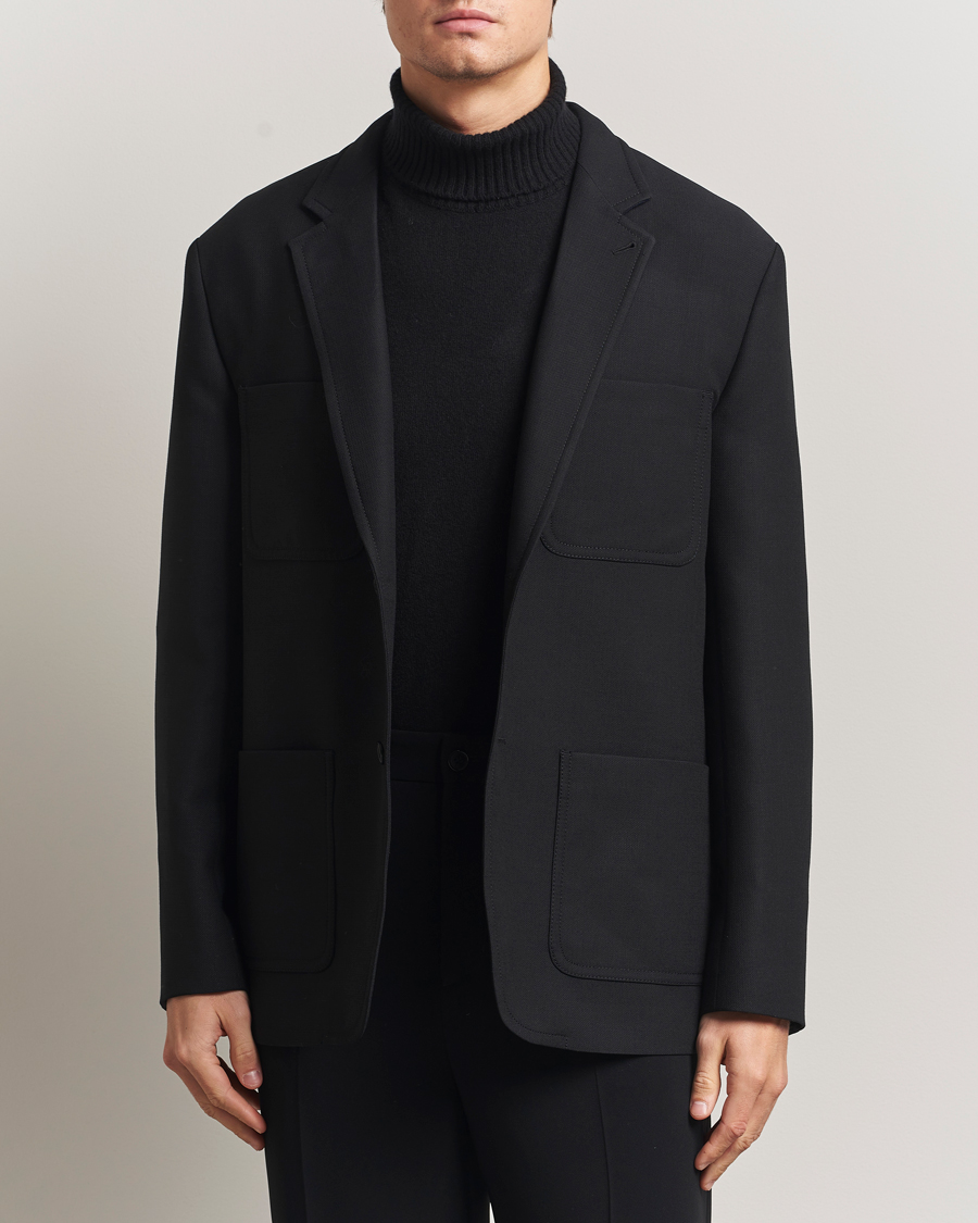 Herre | Dressjakker | Filippa K | Riley Wool Workwear Blazer Black