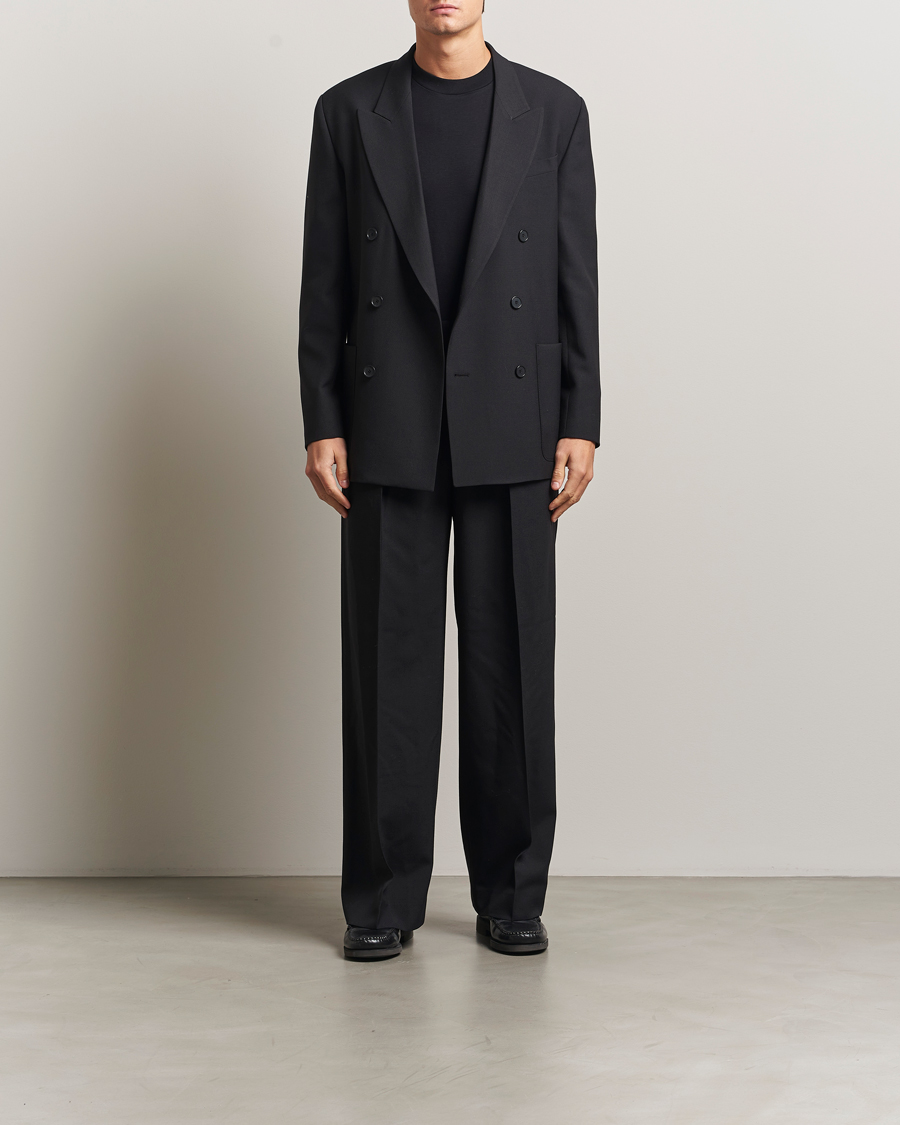 Herre | Dressjakker | Filippa K | Michael Wool Double Breasted Blazer Black