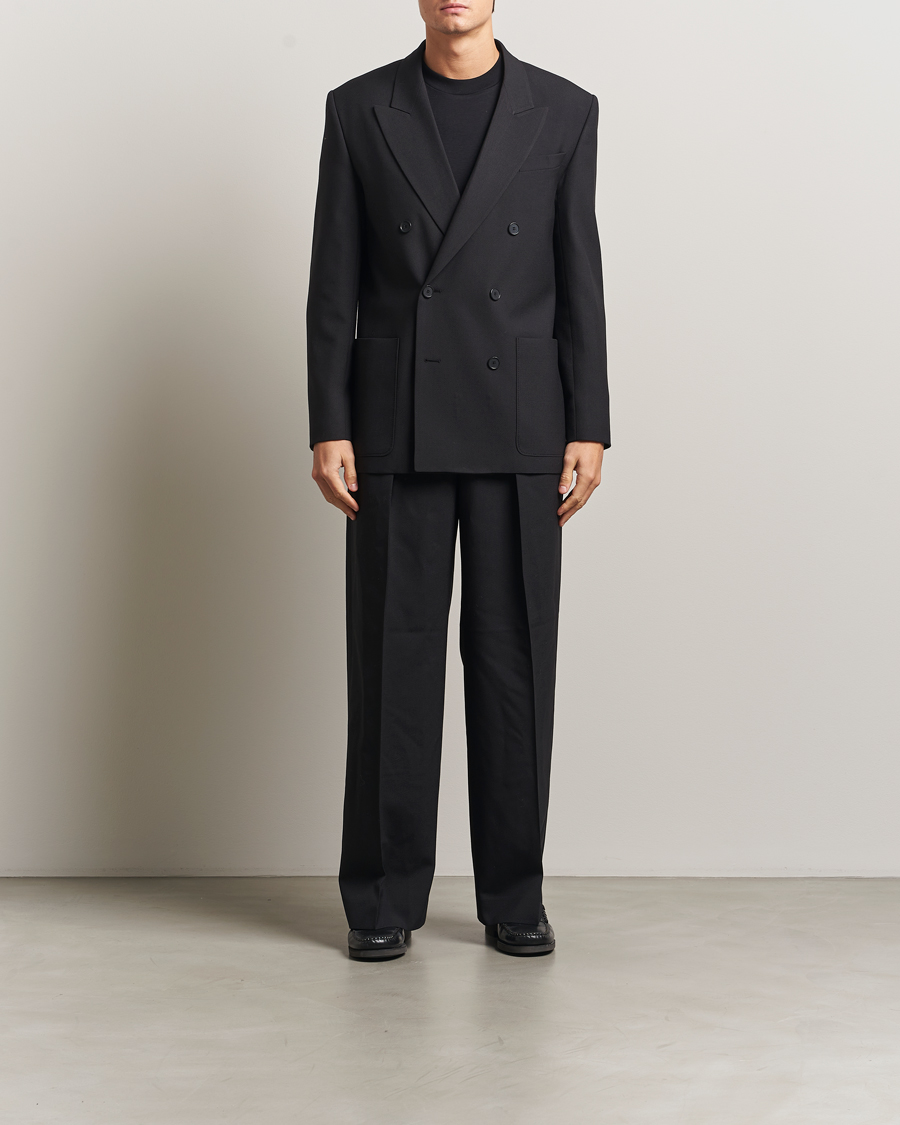 Herre | Dressjakker | Filippa K | Michael Wool Double Breasted Blazer Black