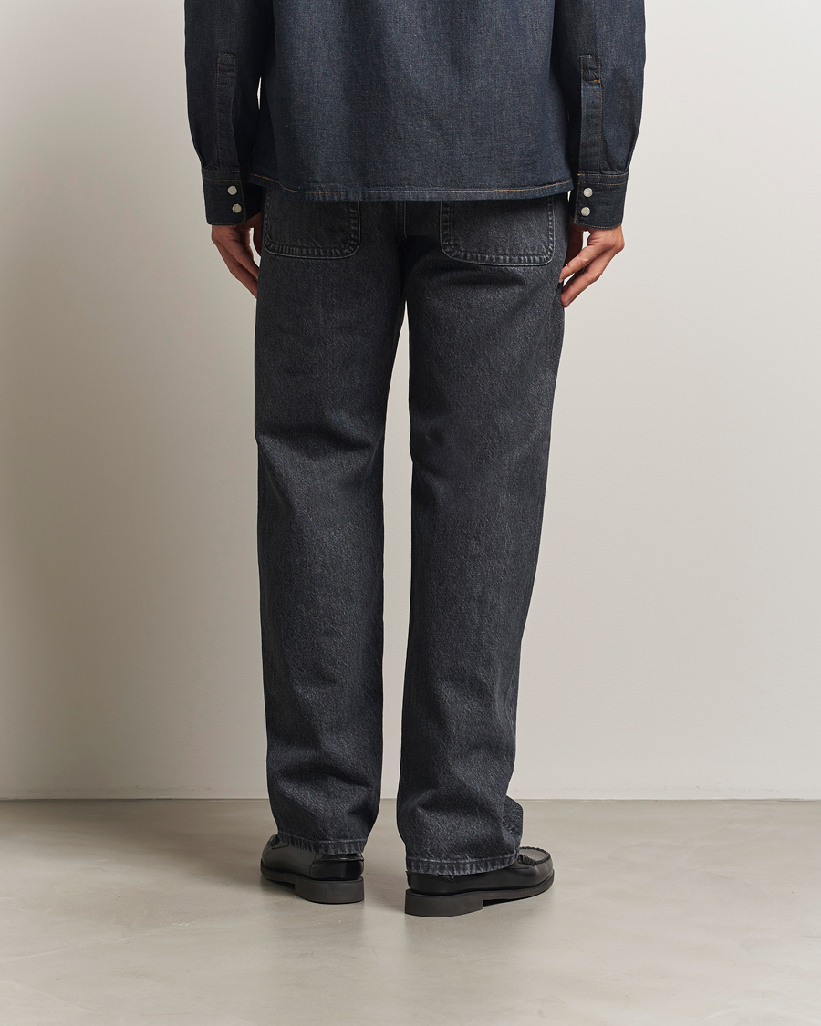 Herre | Skjorter | Filippa K | Loose Fit Workwear Jeans Washed Black