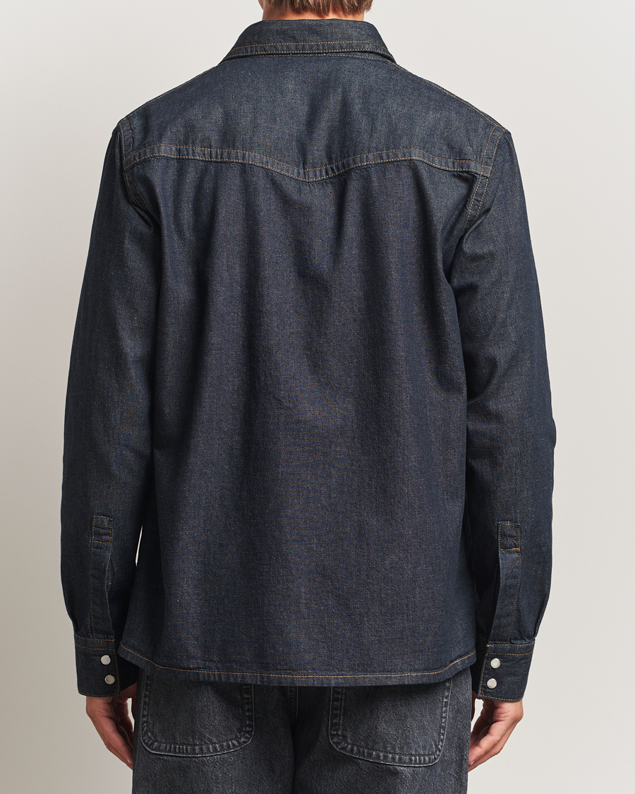 Herre | Skjorter | Filippa K | Western Denim Shirt Rinsed Blue Wash