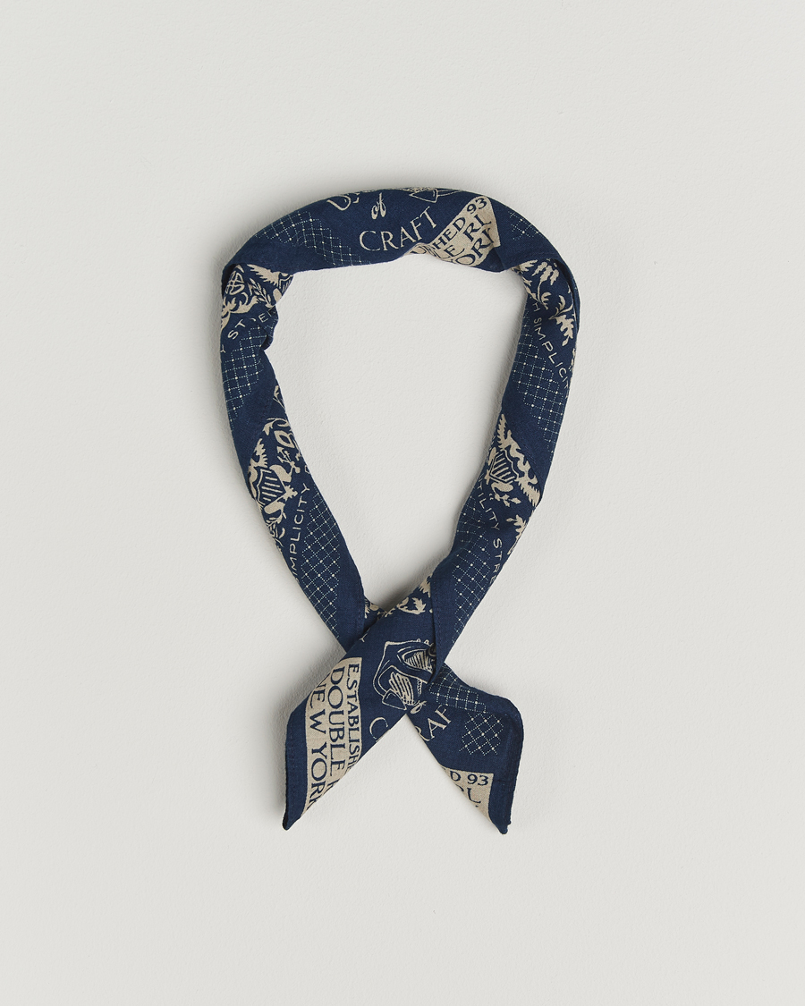 Herre | Lommetørklær | RRL | Ried Bandana Indigo/Cream