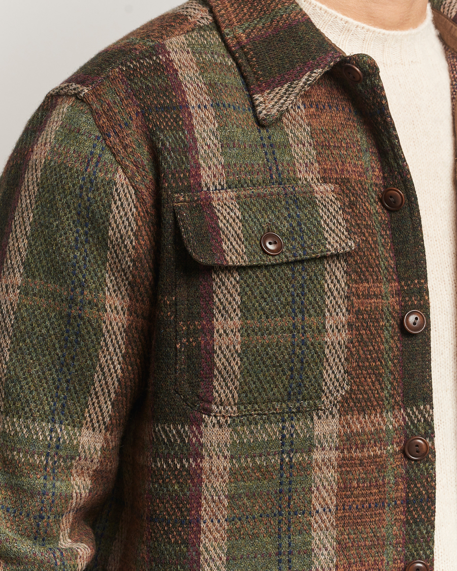 Herre | Jakker | RRL | Matlock Cashmere Shirt Jacket Olive