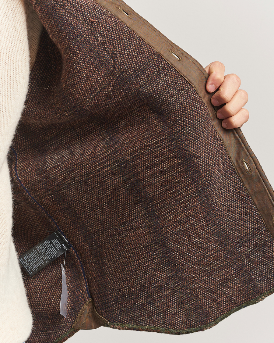 Herre | Jakker | RRL | Matlock Cashmere Shirt Jacket Olive