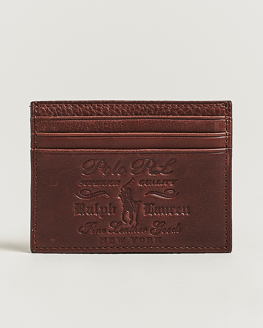 Herre | Lommebøker | Polo Ralph Lauren | Washed Heritage Card Case British Tan