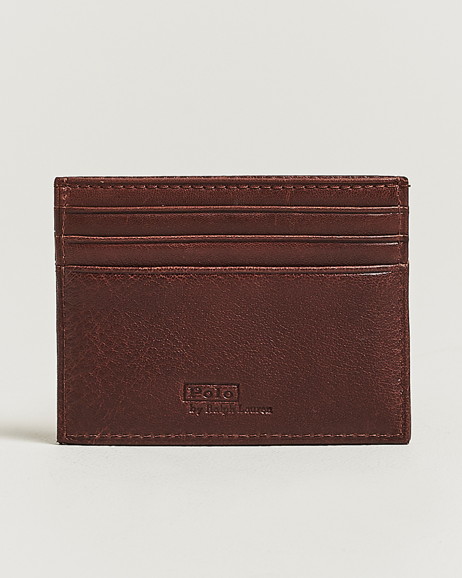 Herre | Lommebøker | Polo Ralph Lauren | Washed Heritage Card Case British Tan