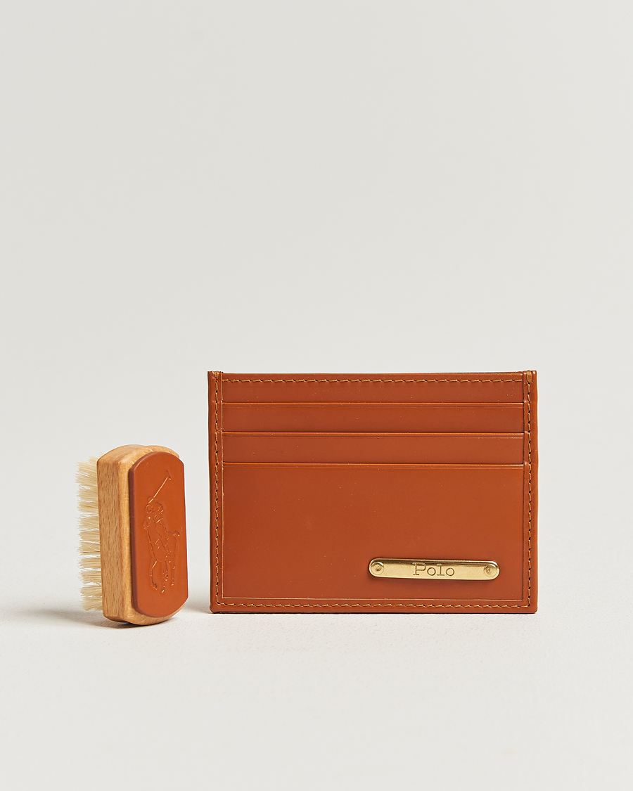 Herre | Lommebøker | Polo Ralph Lauren | Bridle Leather Card Case Tan