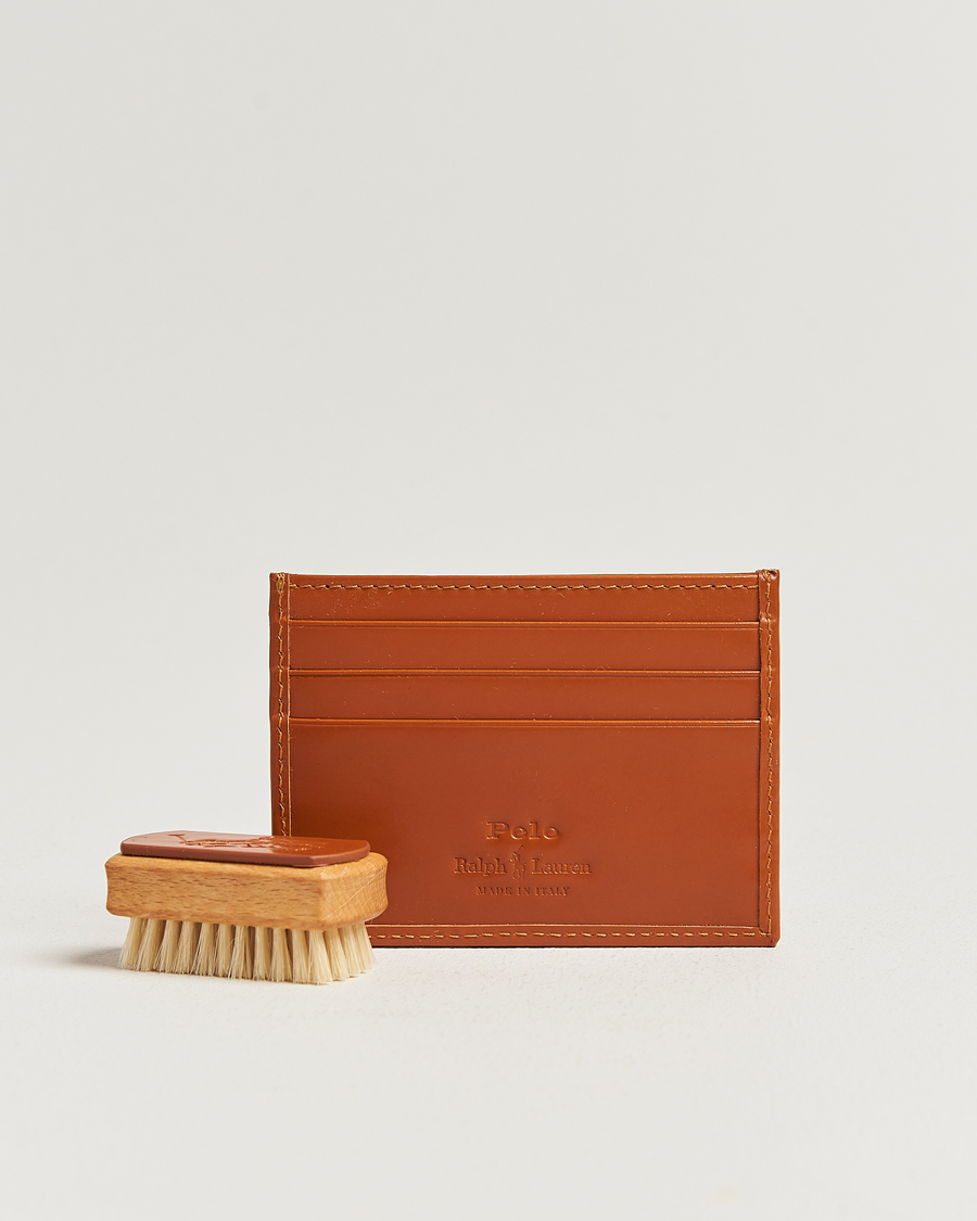 Herre | Lommebøker | Polo Ralph Lauren | Bridle Leather Card Case Tan