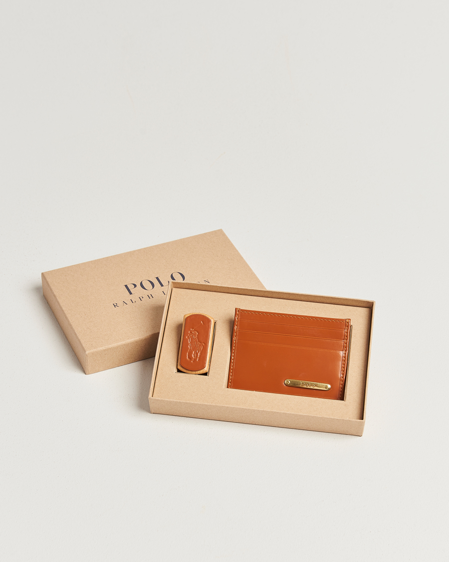 Herre | Lommebøker | Polo Ralph Lauren | Bridle Leather Card Case Tan
