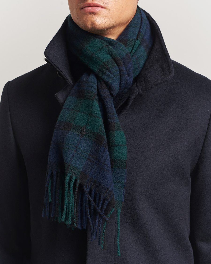 Herre | Polo Ralph Lauren Classic Wool Scarf Blackwatch | Polo Ralph Lauren | Classic Wool Scarf Blackwatch