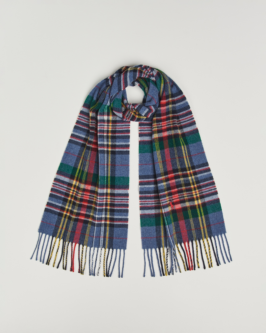 Herre | Skjerf | Polo Ralph Lauren | Classic Wool Scarf Blue Multi