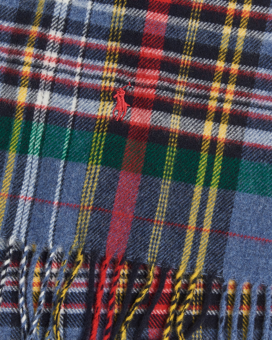 Herre | Skjerf | Polo Ralph Lauren | Classic Wool Scarf Blue Multi