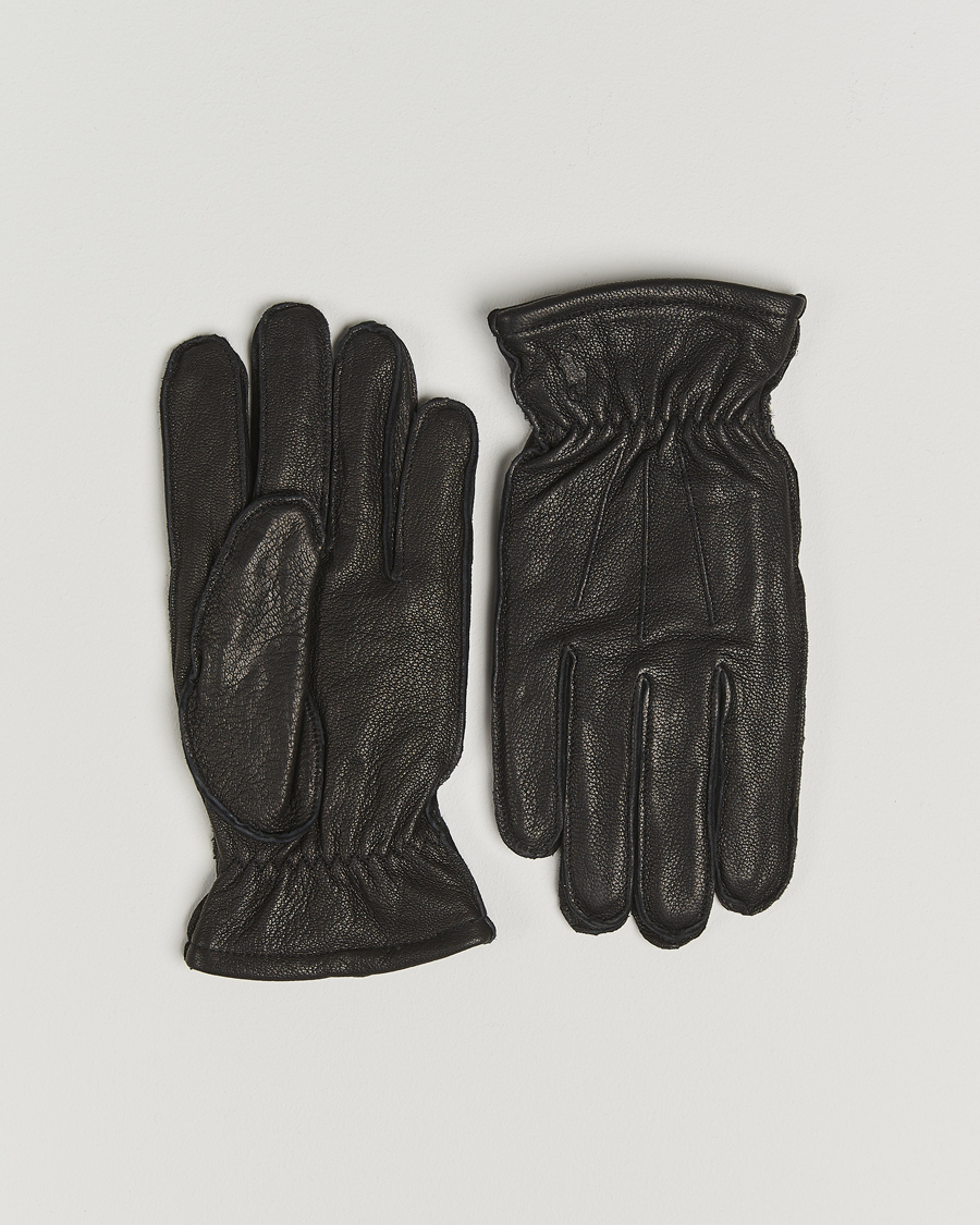 Herre | Polo Ralph Lauren Full Grain Leather Gloves Black | Polo Ralph Lauren | Full Grain Leather Gloves Black