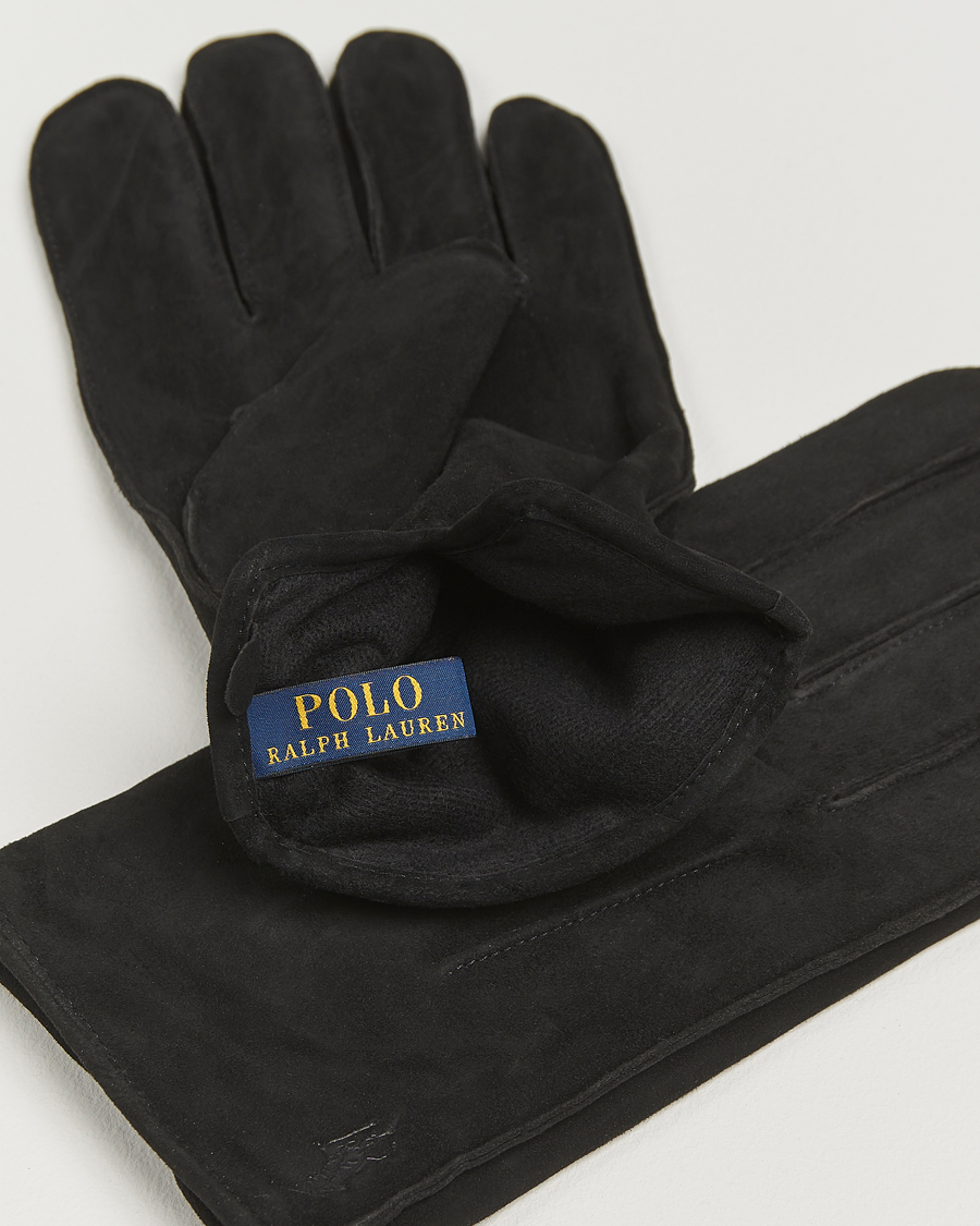 Herre | Hansker | Polo Ralph Lauren | Suede Gloves Black