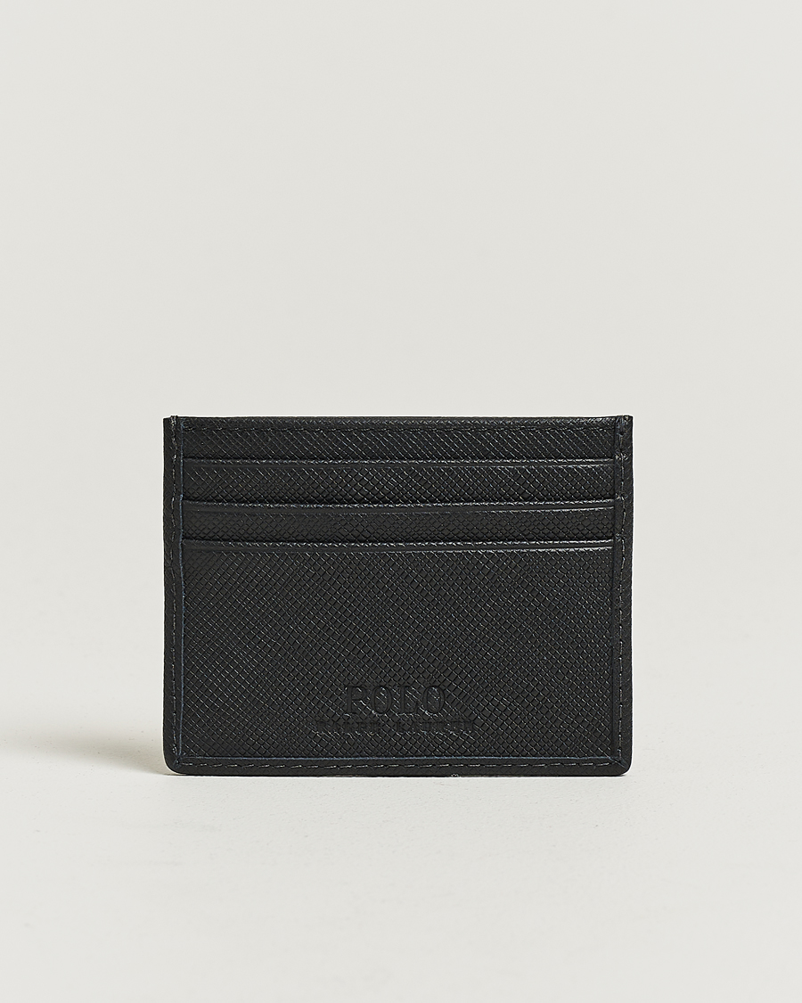 Herre | Lommebøker | Polo Ralph Lauren | Saffiano Leather Credit Card Case Black