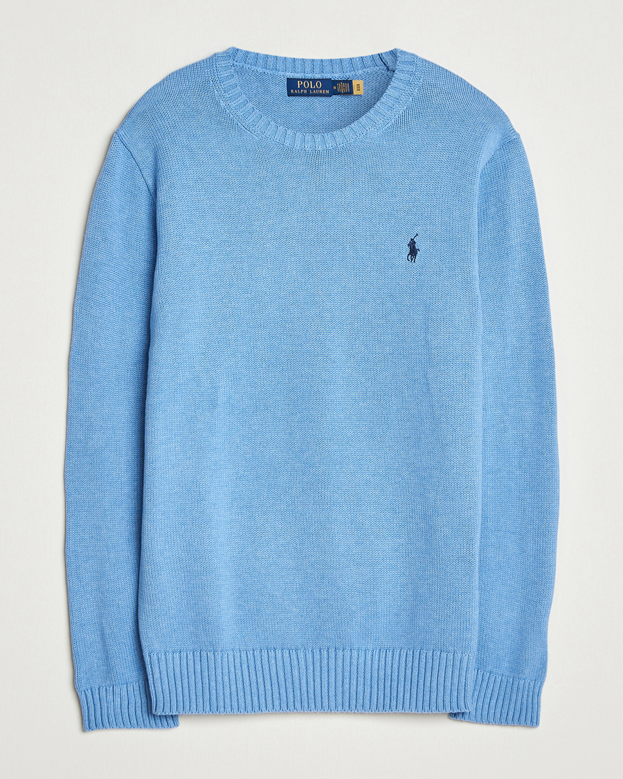 Herre | Gensere | Polo Ralph Lauren | Cotton Crew Neck Sweater Soft Royal Heather