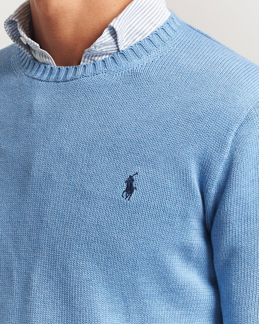 Herre | Gensere | Polo Ralph Lauren | Cotton Crew Neck Sweater Soft Royal Heather