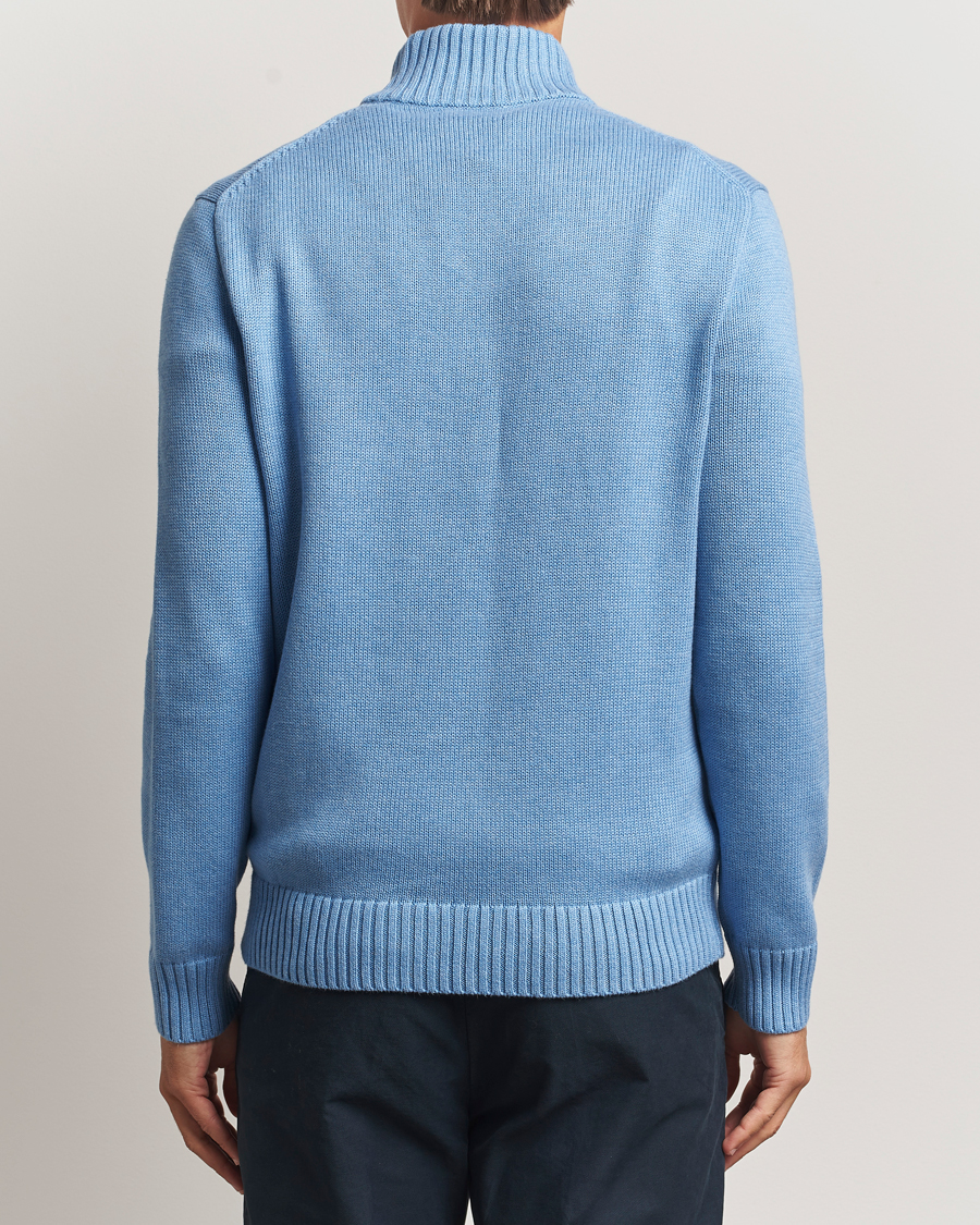 Herre | Gensere | Polo Ralph Lauren | Cotton Pullover Half-Zip Soft Royal Heather