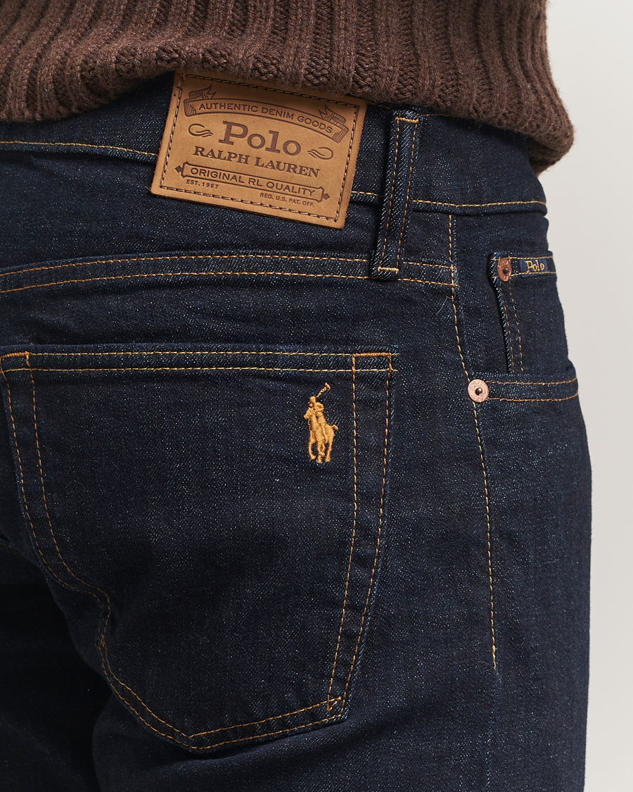 Herre | Jeans | Polo Ralph Lauren | Parkside Rinse Stretch Straight Jeans Dark Blue