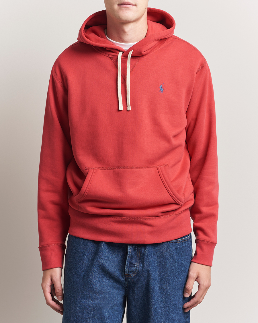 Herre | Gensere | Polo Ralph Lauren | RL Fleece Hoodie Sunrise Red